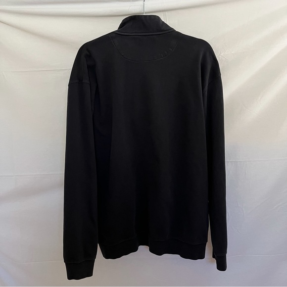 Jack Nicklaus Sportswear 1/4 Zip Long Sleeve Black Sweater Size XXL - Picture 2 of 6